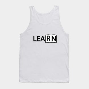 Learn artistic typography design Tank Top